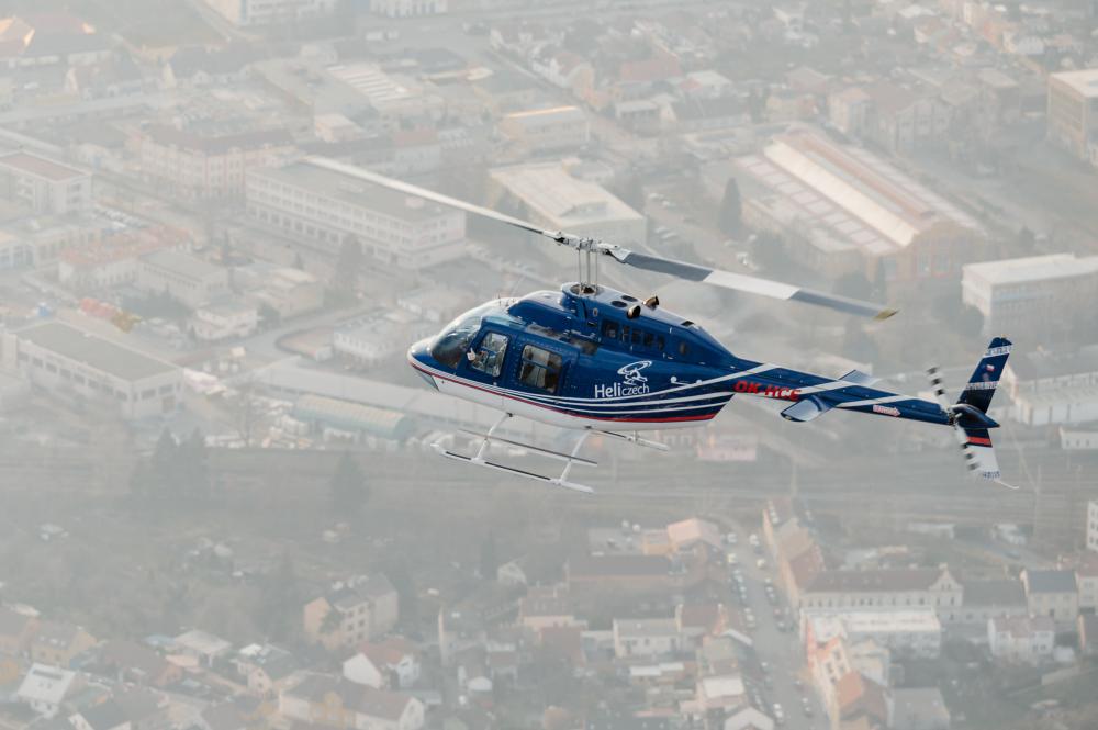 BÍLINA a okolí | Let vrtulníkem BELL 206 (19.08.2023)