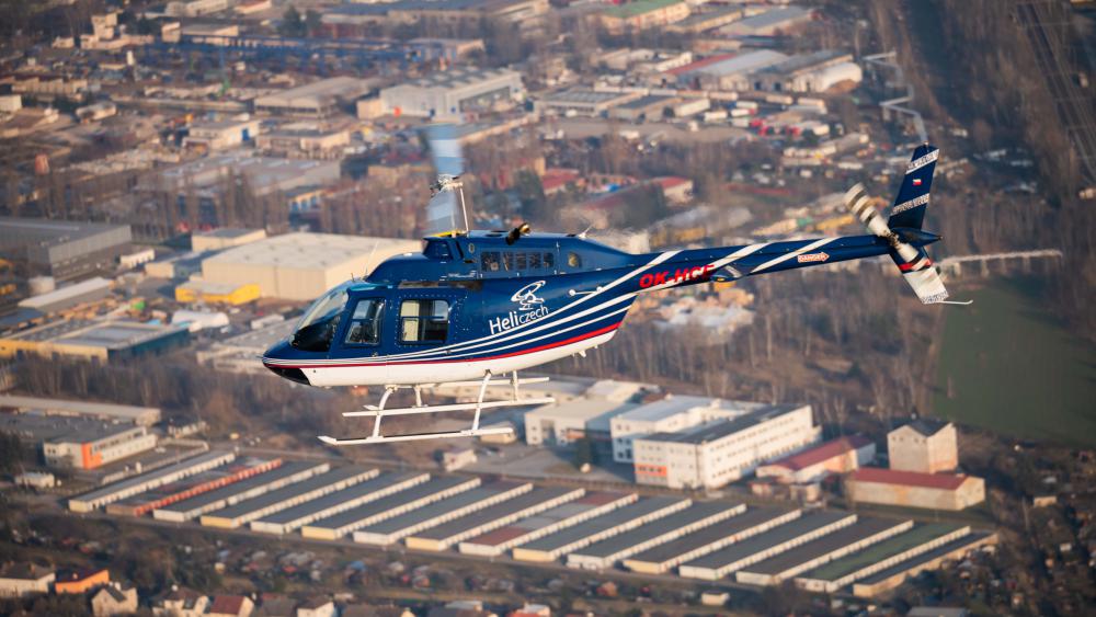 BLANSKO a okolí | Let vrtulníkem BELL 206 (14.05.2023)