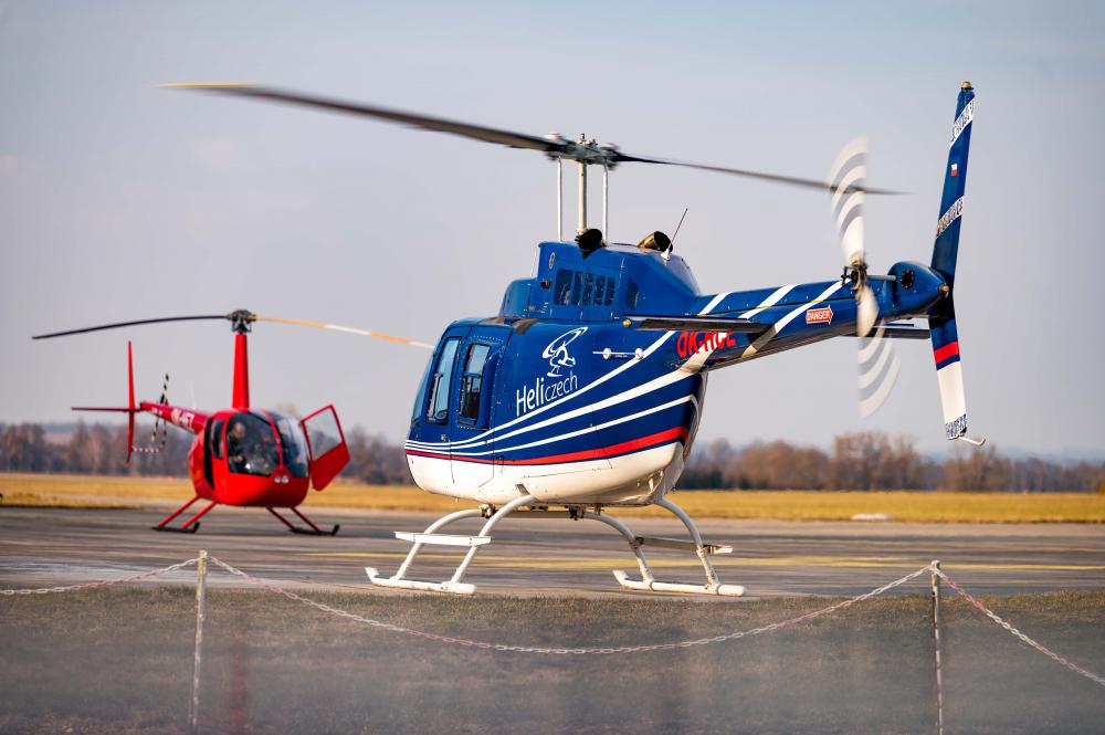ČESKÁ LÍPA a okolí | Let vrtulníkem BELL 206 (27.04.2024)