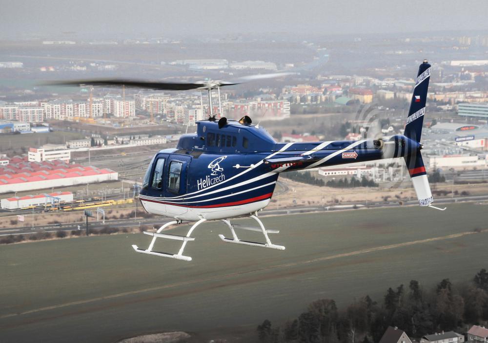 Přelet vrtulníkem | PRACHATICE -> ČESKÝ KRUMLOV (Letiště Zahrádka) (22.05.2021)