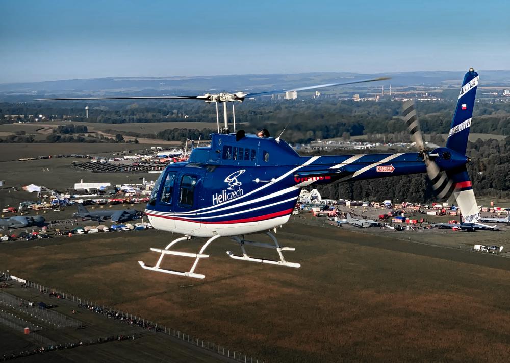ŠTĚTÍ a okolí | Let vrtulníkem BELL 206 (18.04.2022)
