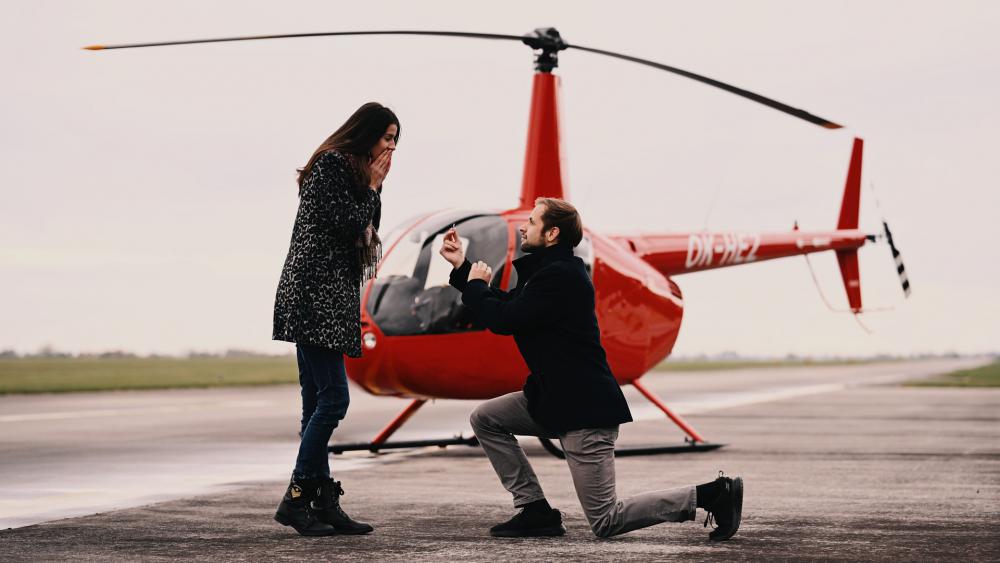Valentýnský let vrtulníkem | NÁDRŽ ROZKOŠ a BABIČČINO ÚDOLÍ