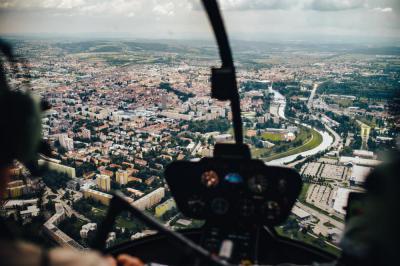 ČESKÉ BUDĚJOVICE a okolí | Let vrtulníkem Robinson R44