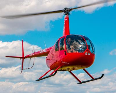 KRAVAŘE a okolí | Let vrtulníkem Robinson R44