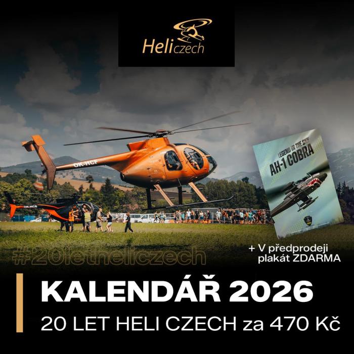 Kalendář 2026 | 20 let HELI CZECH