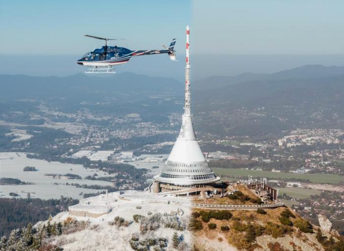 LIBEREC a okolí | Let vrtulníkem Robinson R44