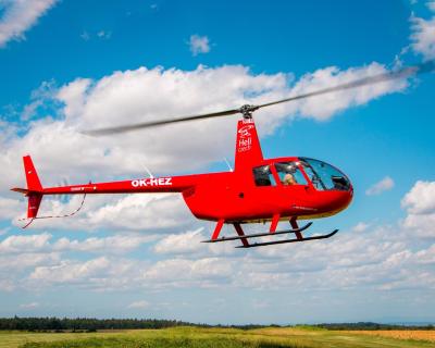 ROŽNOV POD RADHOŠTĚM a okolí | Let vrtulníkem Robinson R44