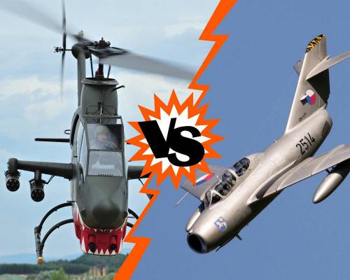 Vzdušný souboj LEGEND NEBES - AH-1 Cobra vs. MIG-15